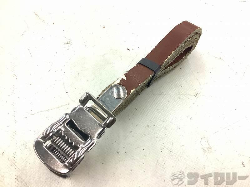 トゥストラップ　こげ茶