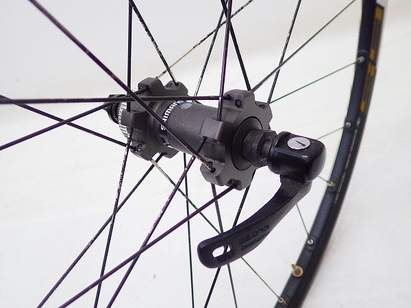 フロントホイール WH-MT65 26インチ/100㎜/9㎜QR