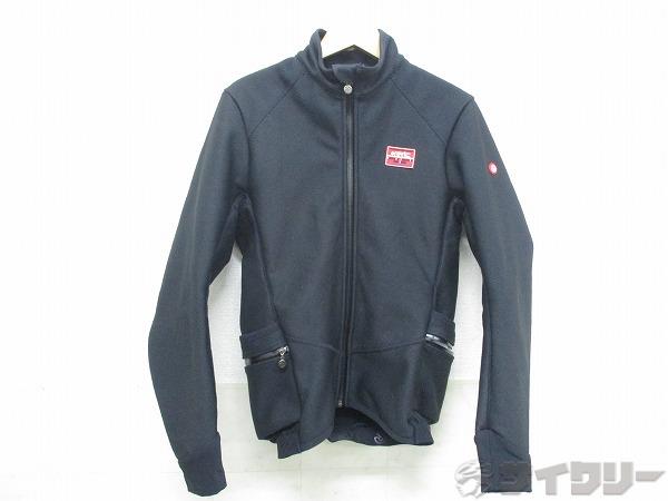 長袖フルジップジャージ Mサイズ ブラック