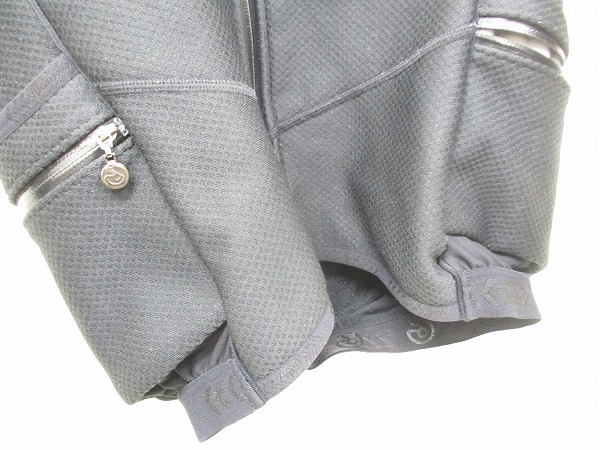 長袖フルジップジャージ Mサイズ ブラック