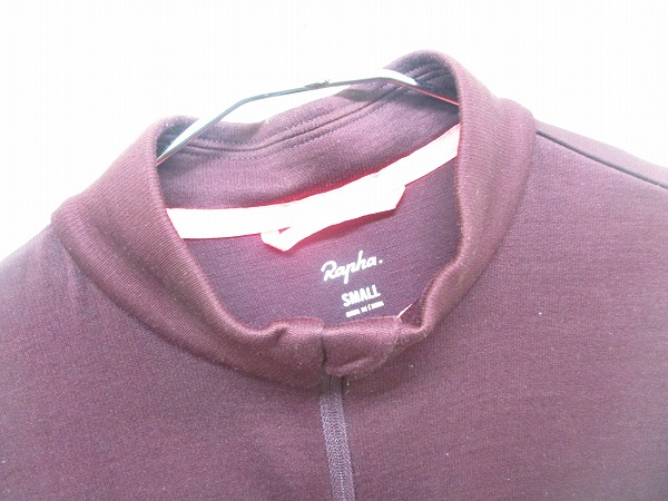 長袖フルジップジャージ BREVET Sサイズ ワインレッド