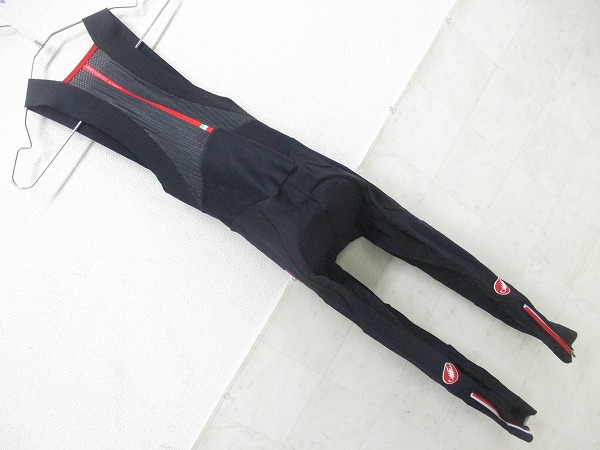ロングビブショーツ ROSSO CORSA Sサイズ
