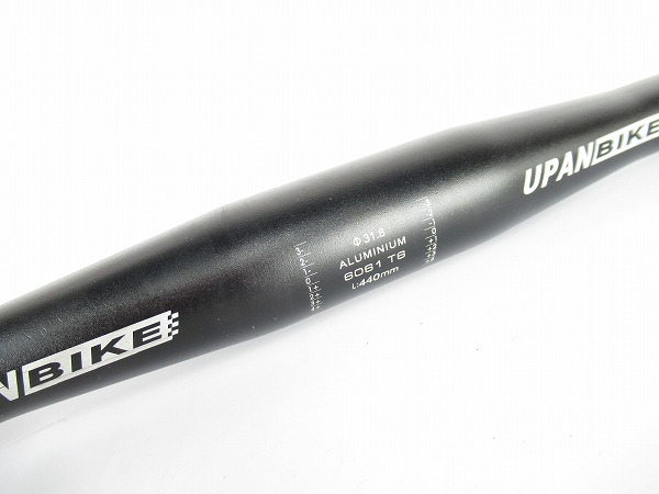 ブルホーンバーハンドル　ブラック　31.8mm/約435mm