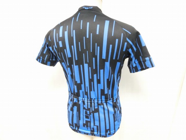 半袖フルジップジャージ Mサイズ ブルー/ブラック