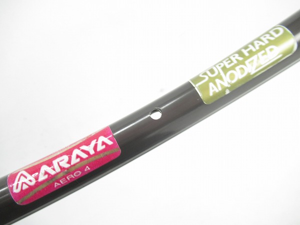 チューブラーリム　AERO4 SUPER HARD ANODIZED　24H