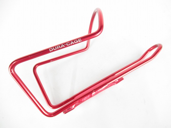 ボトルケージ　DURA-CAGE　レッド　レーサーボトル対応