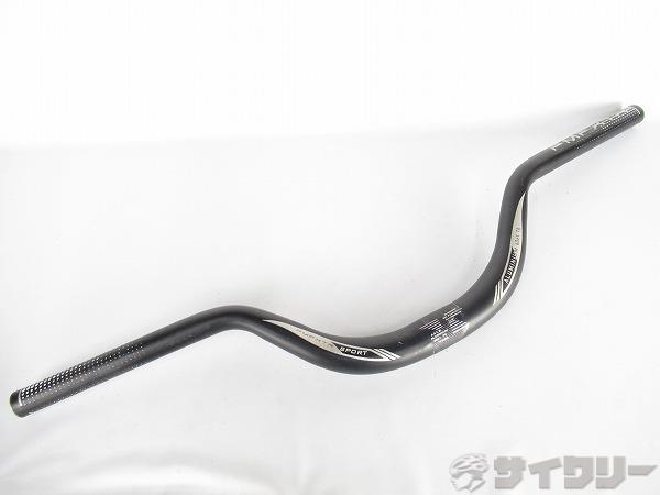 ライザーバーハンドル　ブラック　31.8mm/665mm　※カット済