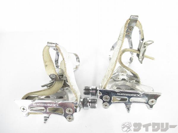 トゥクリップペダル　PD-6207　シマノ600　シルバー