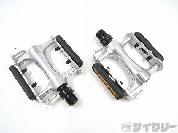 フラットペダル シルバー