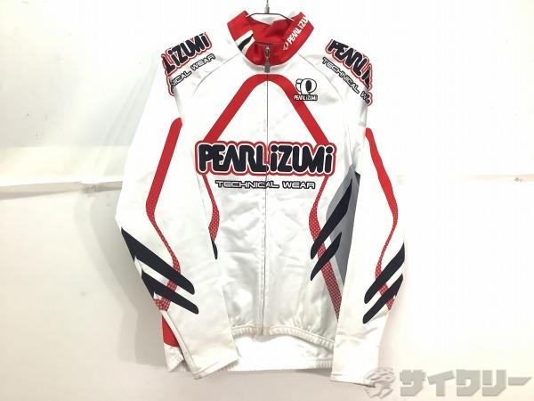 ジャケット ホワイト/レッド　Lサイズ