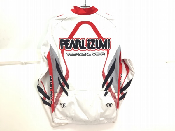 ジャケット ホワイト/レッド　Lサイズ