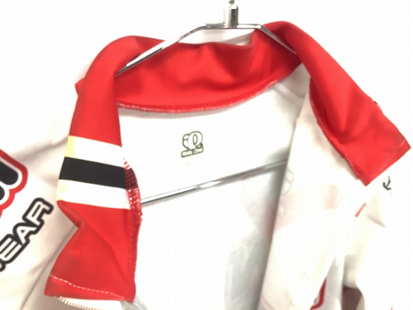 ジャケット ホワイト/レッド　Lサイズ