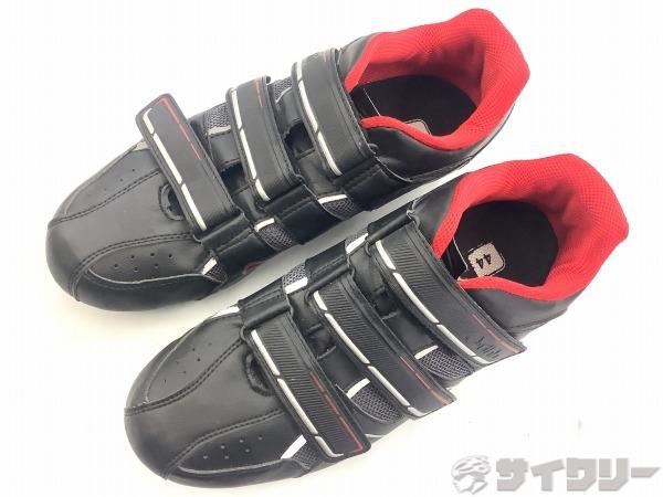 ビンディングシューズ R1.0 BLK/RED 3穴 サイズ44