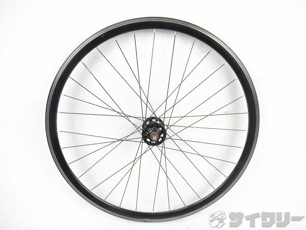 ピスト用リアホイール　ブラック　両切り（固定・フリー）　120mmエンド