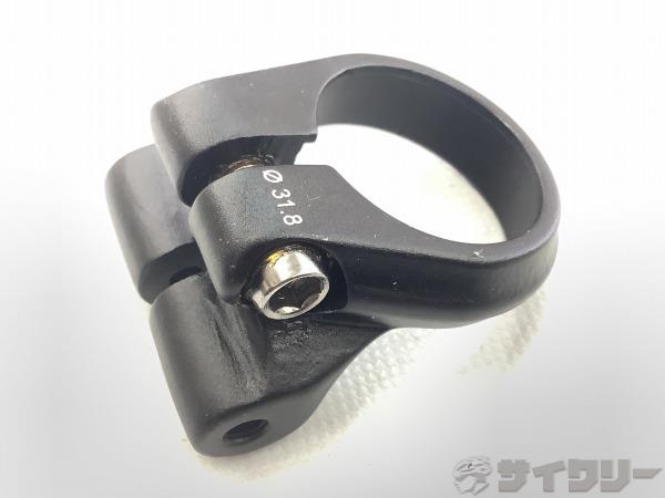 ダボ穴付きシートクランプ ブラック/31.8㎜