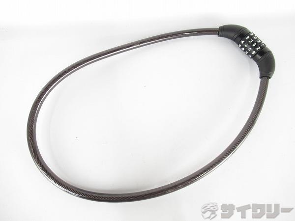 ワイヤーロック　ダイヤル式　ブラック