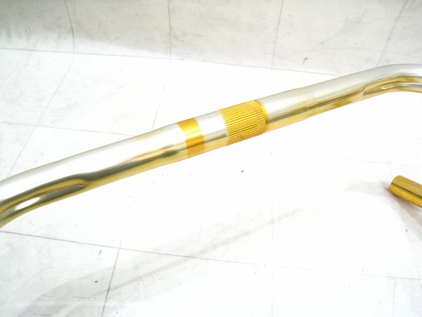 ドロップハンドル 420/25.4mm アルミ ゴールド