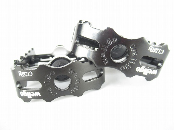 フラットペダル　C128DJ　ブラック