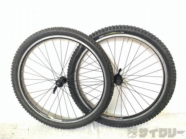 ホイールセット ACE-18/DM24 M510ハブ 26インチ シマノフリー8-10s