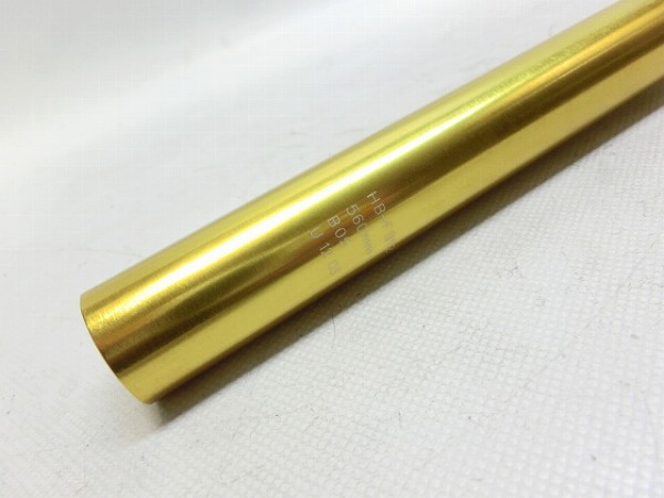 フラットバー ゴールド 560mm/φ25.4mm