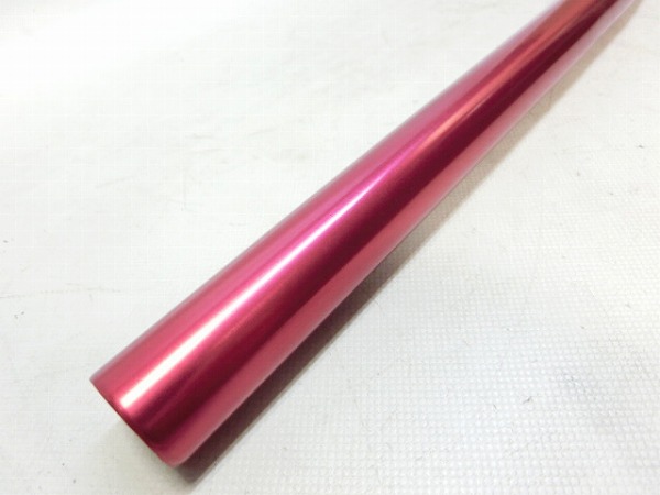 フラットバー レッド 560mm/φ25.4mm