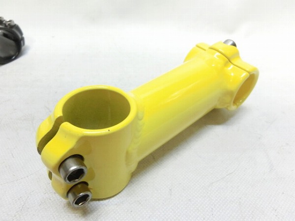 アヘッドステム イエロー 100mm/φ25.4㎜/OS