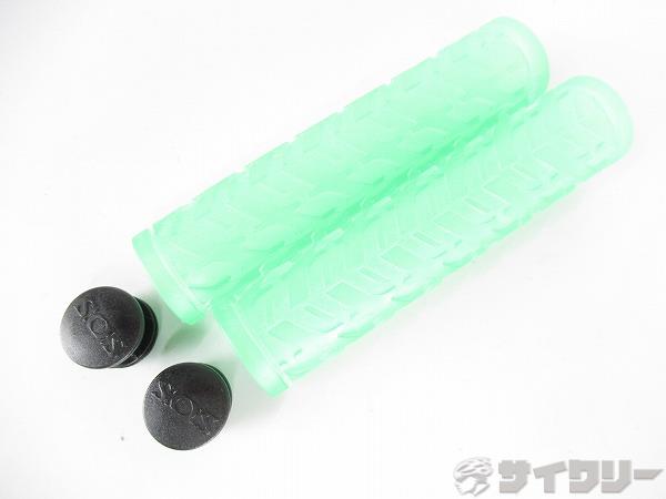 グリップ グリップ長：125㎜ クリアグリーン