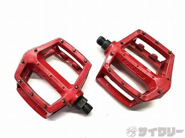 フラットペダル LU-313 レッド