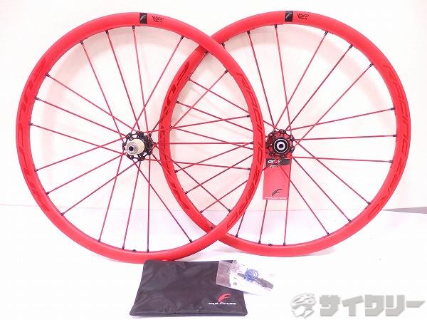 【未使用】ホイールセット RACING ZERO DB CMPTZN レッド 700C/クリンチャー