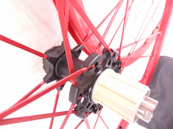 【未使用】ホイールセット RACING ZERO DB CMPTZN レッド 700C/クリンチャー