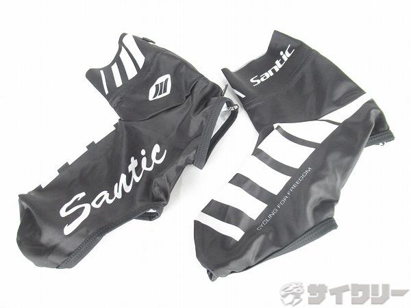 シューズカバー　ブラック/ホワイト　サイズ：42-45