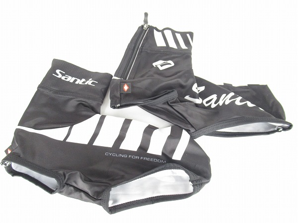 シューズカバー　ブラック/ホワイト　サイズ：42-45