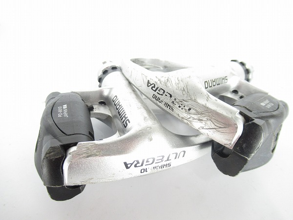 ビンディングペダル　PD-6610　ULTEGRA　シルバー　SPD-SL対応