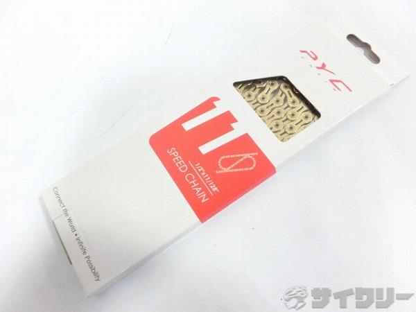 チェーン SP1101 PVD-TiN ゴールド 11s/116L