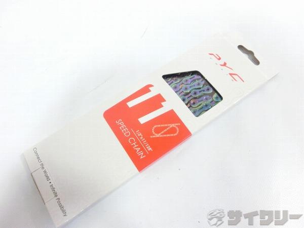 チェーン SP1101 PVD-DLC-L レインボー 11s/116L
