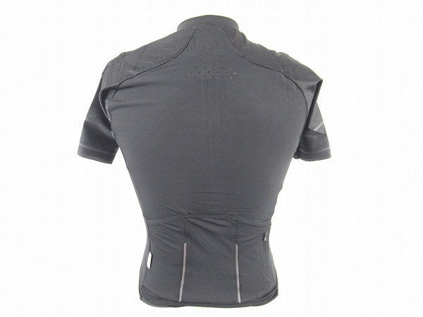 半袖フルジップジャージ VISION ブラック　XLサイズ