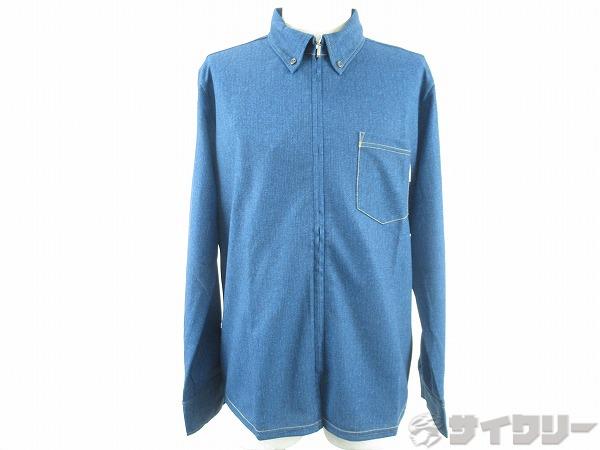 半袖フルジップジャージ CITYRIDE クルーズシャツ　Mサイズ　9337-BL-2