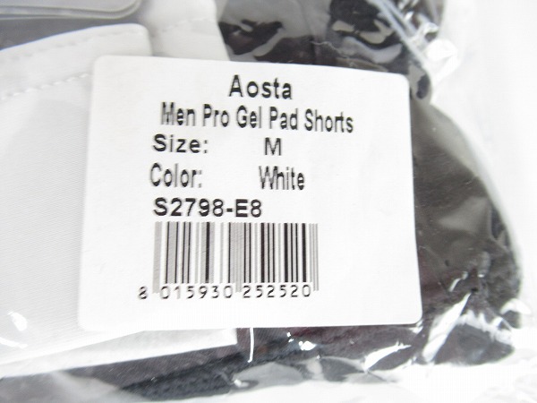 GELパッドショーツ Aosta Men Pro Gel Pad Shorts　Mサイズ