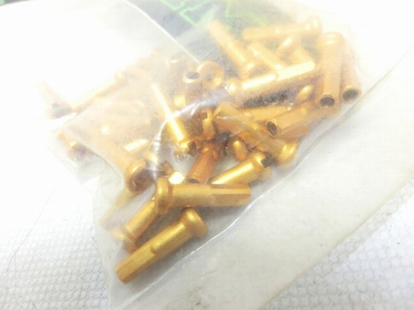ニップルセット 14G×16mm 50pc ゴールド