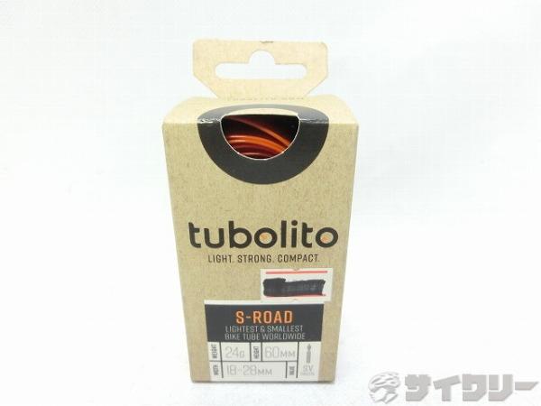 仏式チューブ　S-ROAD 700x18-28C 仏式/60mm