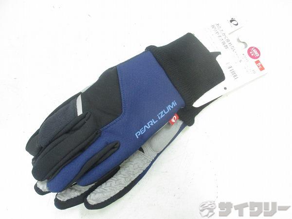 ウィンドブレークウィンターグローブ ネイビー レディスS（18-19㎝）