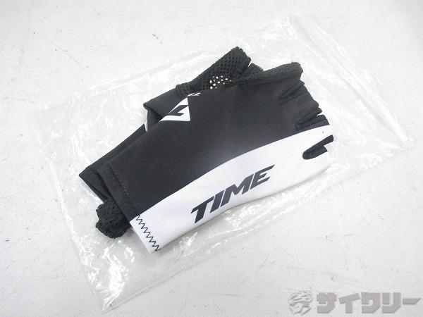 ハーフフィンガーグローブ TEAM GLOVES ブラック/ホワイト XS