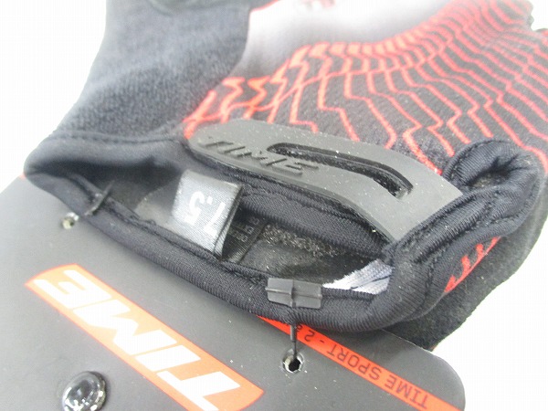 ハーフフィンガーグローブ RACING ブラック/レッド 7.5（大凡M位）