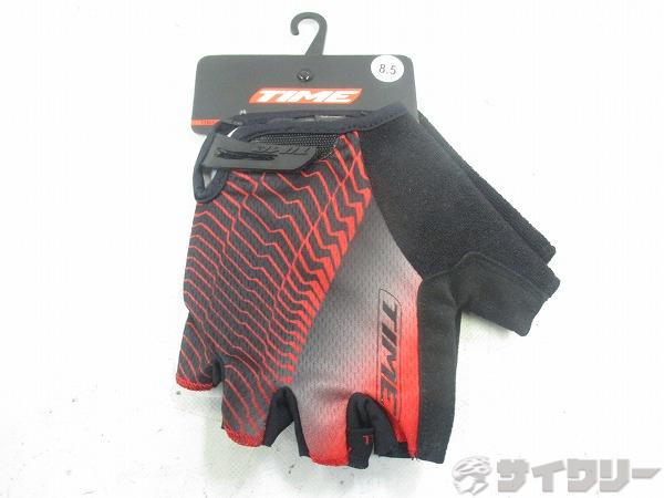 ハーフフィンガーグローブ RACING ブラック/レッド 8.5（大凡L-XL位）