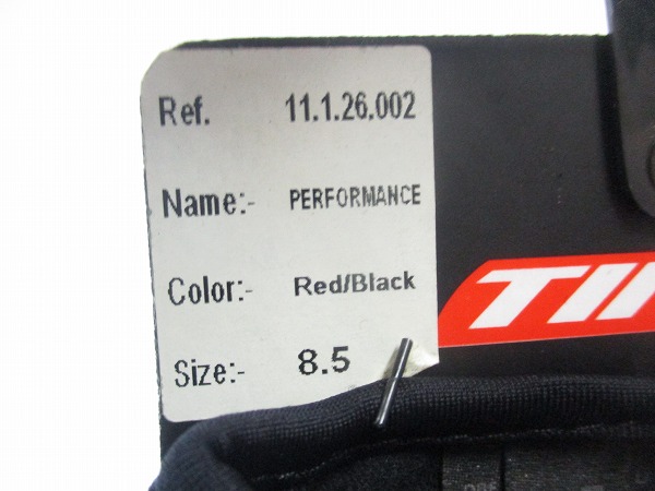 ハーフフィンガーグローブ RACING ブラック/レッド 8.5（大凡L-XL位）