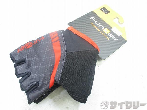 ハーフフィンガーグローブ PEZZE RED Sサイズ