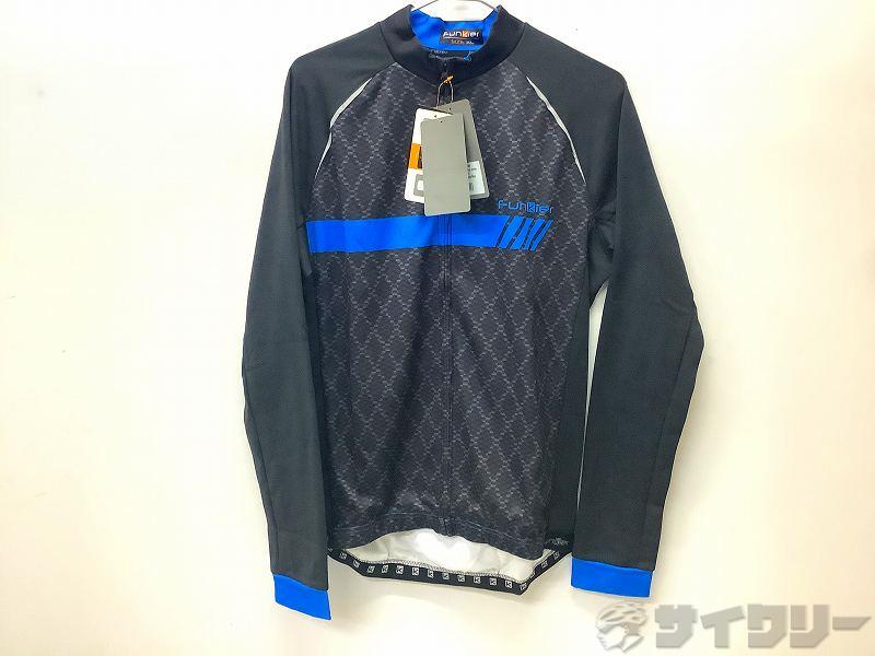 長袖サーマルジャージ PRO　XL　BLK/BLUE