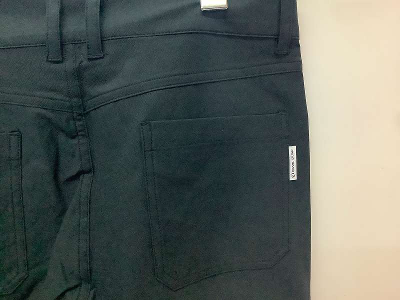 テーパード スリークオーター ブラック S