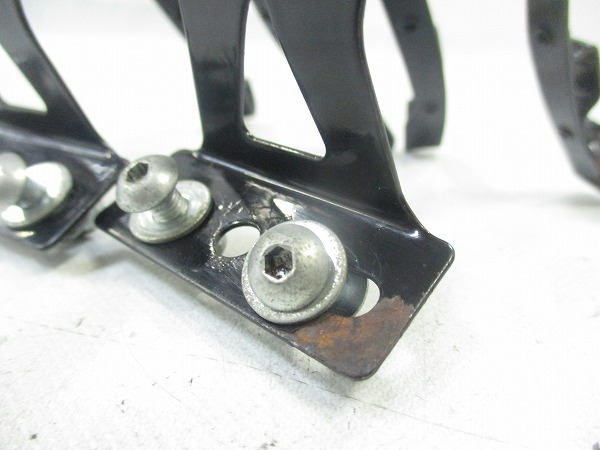 ダブルストラップ用トゥクリップ four gate toe clips