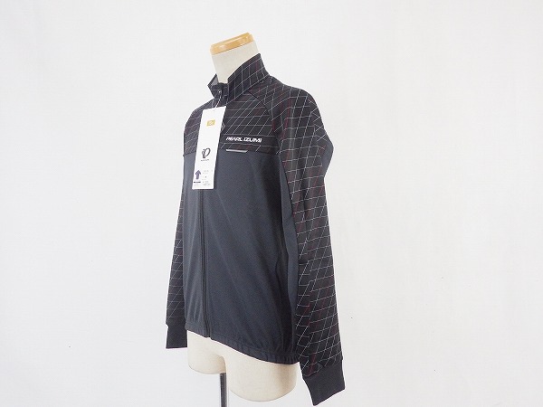 長袖フルジップサーモジャージ 3200-BL Mサイズ ブラック